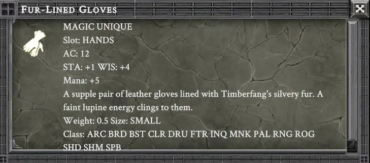 FUR-LINED GLOVES item card