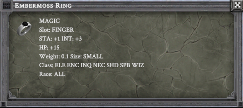 EMBERMOSS RING item card