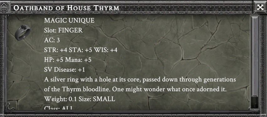 OATHBAND OF HOUSE THYRM item card