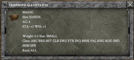 IRONBIND GAUNTLETS item card