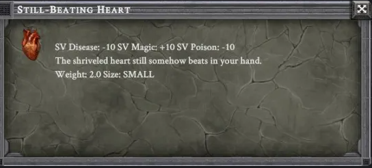 STILL-BEATING HEART item card